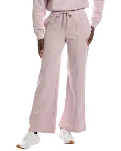 Beyond Yoga 32in Luxefleece Pintuck Wide Leg Pant In Pink