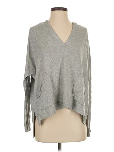 Pre-owned Beyond Yoga 3/4 Sleeve T-shirt In Gray