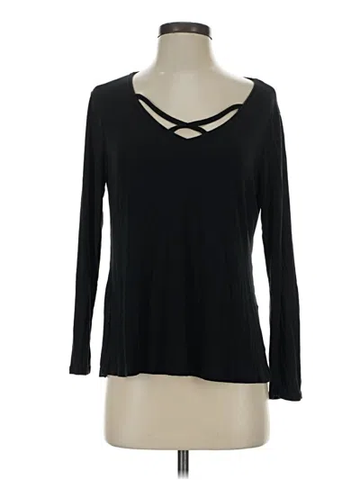 Pre-owned Beyond Yoga 3/4 Sleeve T-shirt In Black