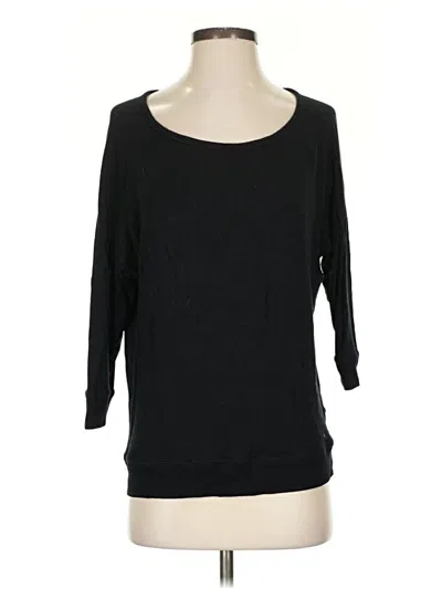 Pre-owned Beyond Yoga 3/4 Sleeve T-shirt In Black