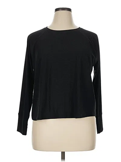 Pre-owned Beyond Yoga 3/4 Sleeve T-shirt In Black