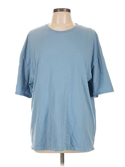 Pre-owned Beyond Yoga 3/4 Sleeve T-shirt In Blue