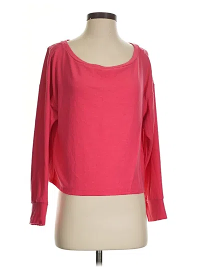 Pre-owned Beyond Yoga 3/4 Sleeve T-shirt In Pink