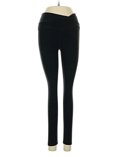 Pre-owned Beyond Yoga Active Pants In Black