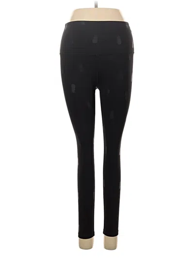 Pre-owned Beyond Yoga Active Pants In Black