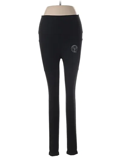 Pre-owned Beyond Yoga Active Pants In Black