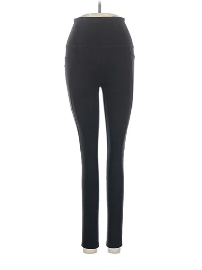 Pre-owned Beyond Yoga Active Pants In Black