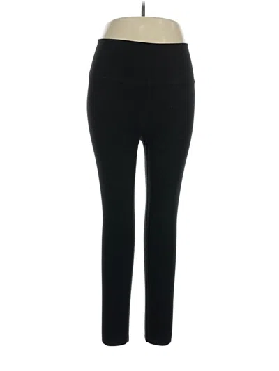 Pre-owned Beyond Yoga Active Pants In Black