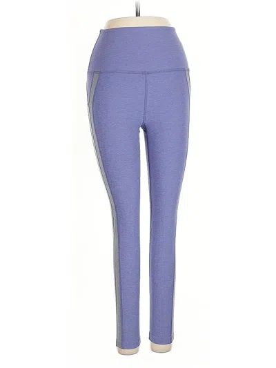 Pre-owned Beyond Yoga Active Pants In Blue