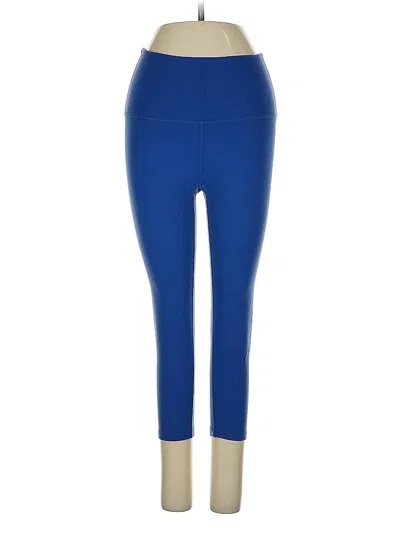 Pre-owned Beyond Yoga Active Pants In Blue