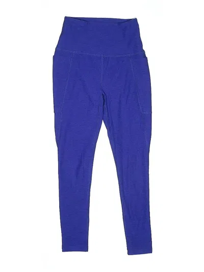 Pre-owned Beyond Yoga Kids' Active Pants In Blue