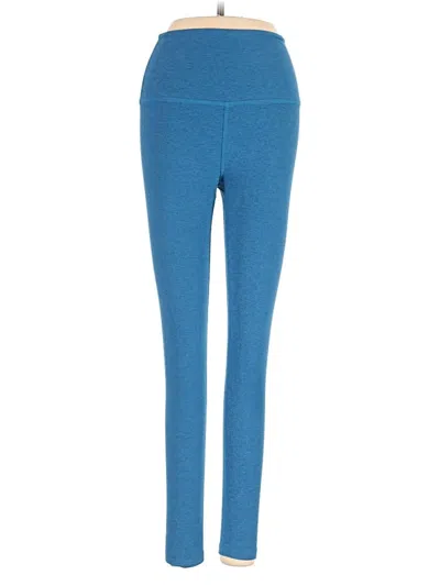 Pre-owned Beyond Yoga Active Pants In Blue