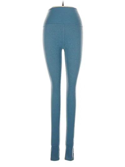 Pre-owned Beyond Yoga Active Pants In Blue