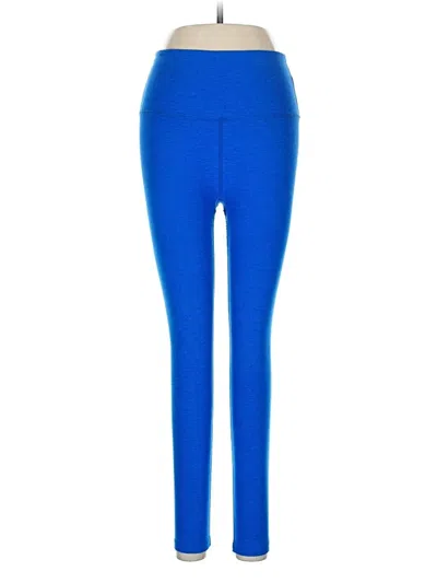Pre-owned Beyond Yoga Active Pants In Blue