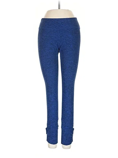 Pre-owned Beyond Yoga Active Pants In Blue
