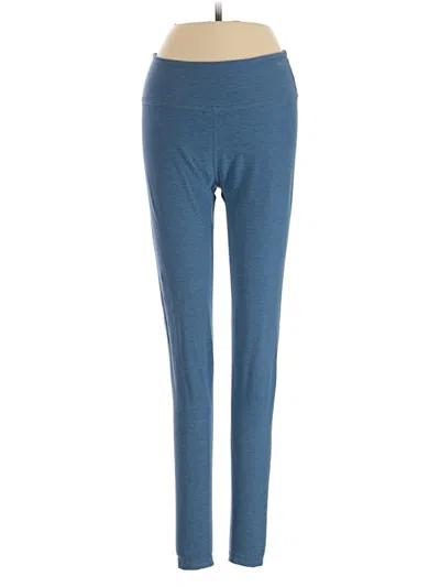 Pre-owned Beyond Yoga Active Pants In Blue