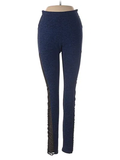 Pre-owned Beyond Yoga Active Pants In Blue