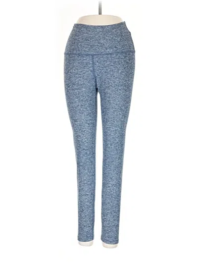 Pre-owned Beyond Yoga Active Pants In Blue