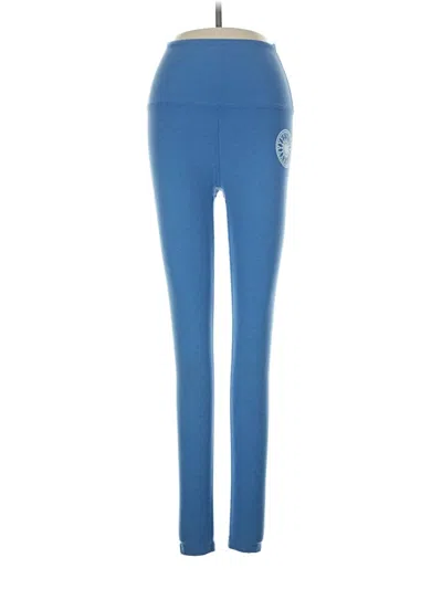 Pre-owned Beyond Yoga Active Pants In Blue