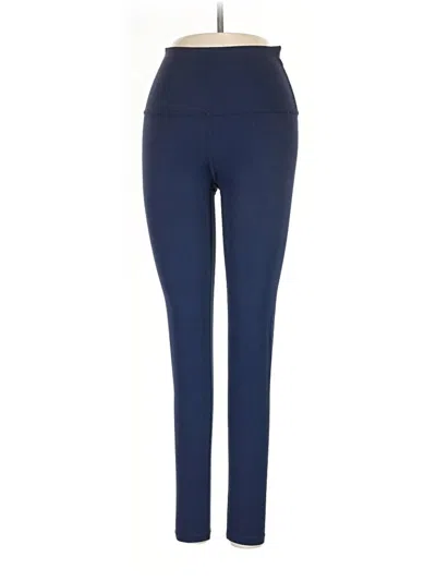 Pre-owned Beyond Yoga Active Pants In Blue