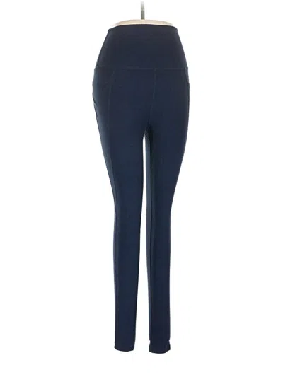 Pre-owned Beyond Yoga Active Pants In Blue