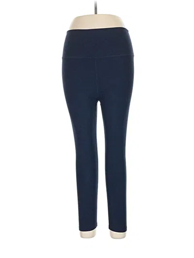 Pre-owned Beyond Yoga Active Pants In Blue
