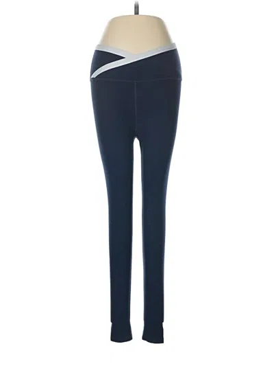Pre-owned Beyond Yoga Active Pants In Blue