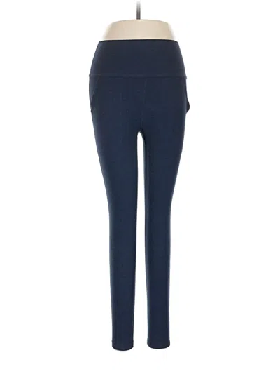 Pre-owned Beyond Yoga Active Pants In Blue