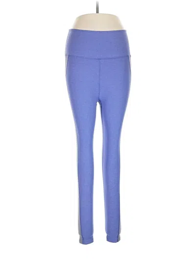 Pre-owned Beyond Yoga Active Pants In Blue