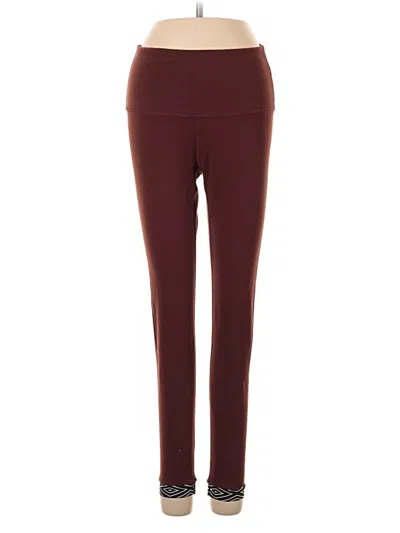 Pre-owned Beyond Yoga Active Pants In Brown