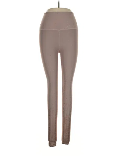 Pre-owned Beyond Yoga Active Pants In Brown