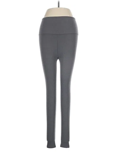 Pre-owned Beyond Yoga Active Pants In Gray