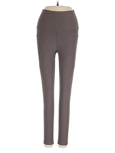 Pre-owned Beyond Yoga Active Pants In Gray