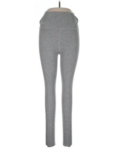 Pre-owned Beyond Yoga Active Pants In Gray