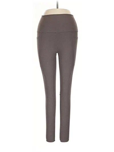 Pre-owned Beyond Yoga Active Pants In Gray