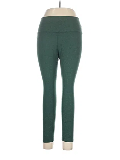 Pre-owned Beyond Yoga Active Pants In Green