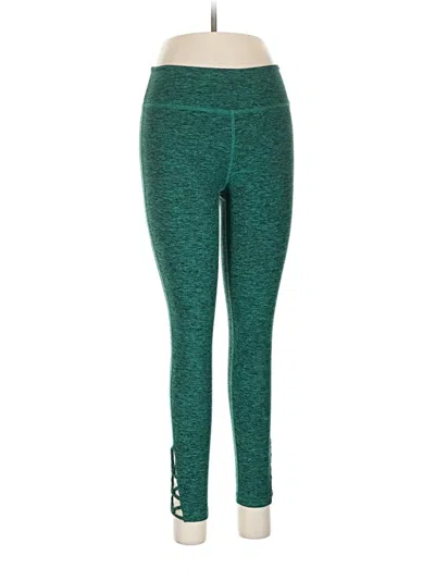 Pre-owned Beyond Yoga Active Pants In Green