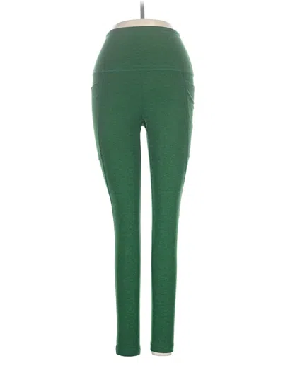 Pre-owned Beyond Yoga Active Pants In Green