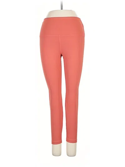 Pre-owned Beyond Yoga Active Pants In Orange