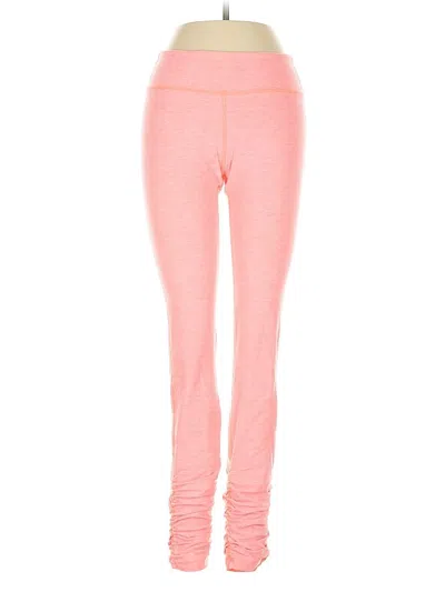 Pre-owned Beyond Yoga Active Pants In Pink