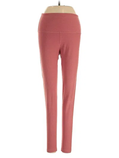 Pre-owned Beyond Yoga Active Pants In Pink