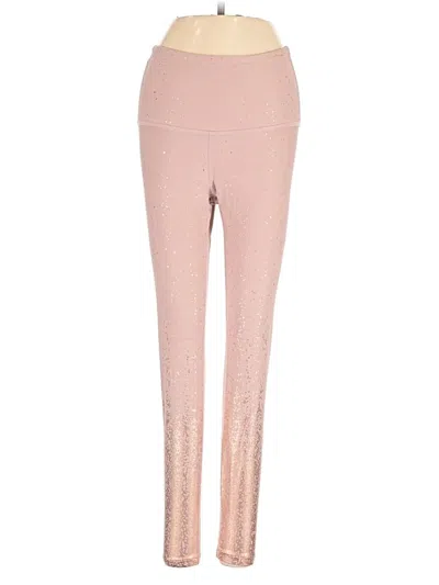 Pre-owned Beyond Yoga Active Pants In Pink