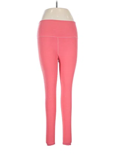 Pre-owned Beyond Yoga Active Pants In Pink