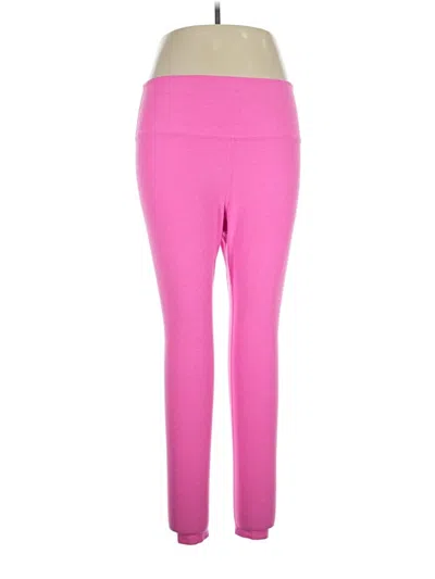 Pre-owned Beyond Yoga Active Pants In Pink