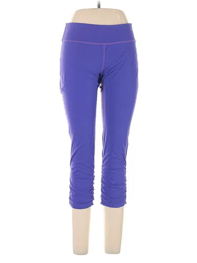 Pre-owned Beyond Yoga Active Pants In Purple