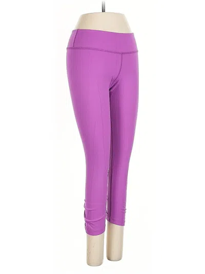 Pre-owned Beyond Yoga Active Pants In Purple