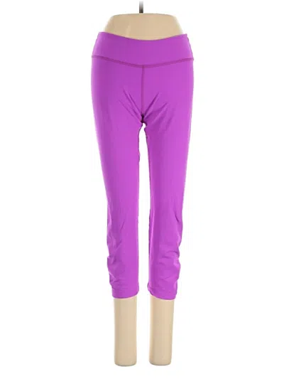 Pre-owned Beyond Yoga Active Pants In Purple