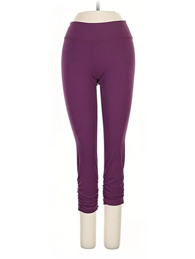 Pre-owned Beyond Yoga Active Pants In Purple