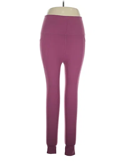 Pre-owned Beyond Yoga Active Pants In Purple