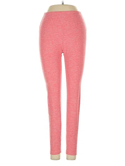 Pre-owned Beyond Yoga Active Pants In Red